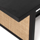 Clarita Dining Table, Black-Furniture - Dining-High Fashion Home