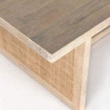 Clarita Dining Table, White Wash-Furniture - Dining-High Fashion Home