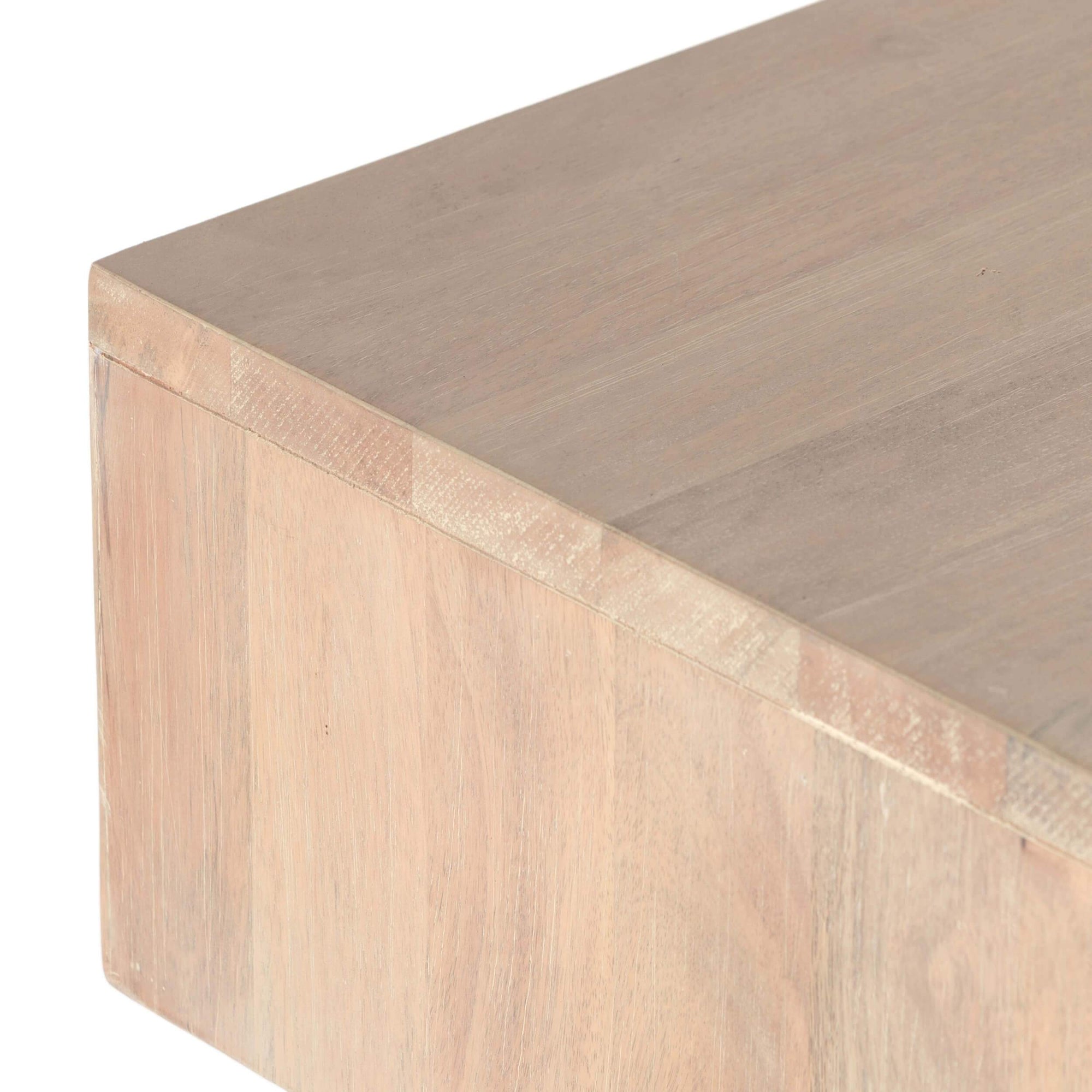 Clarita End Table, White Wash High Fashion Home