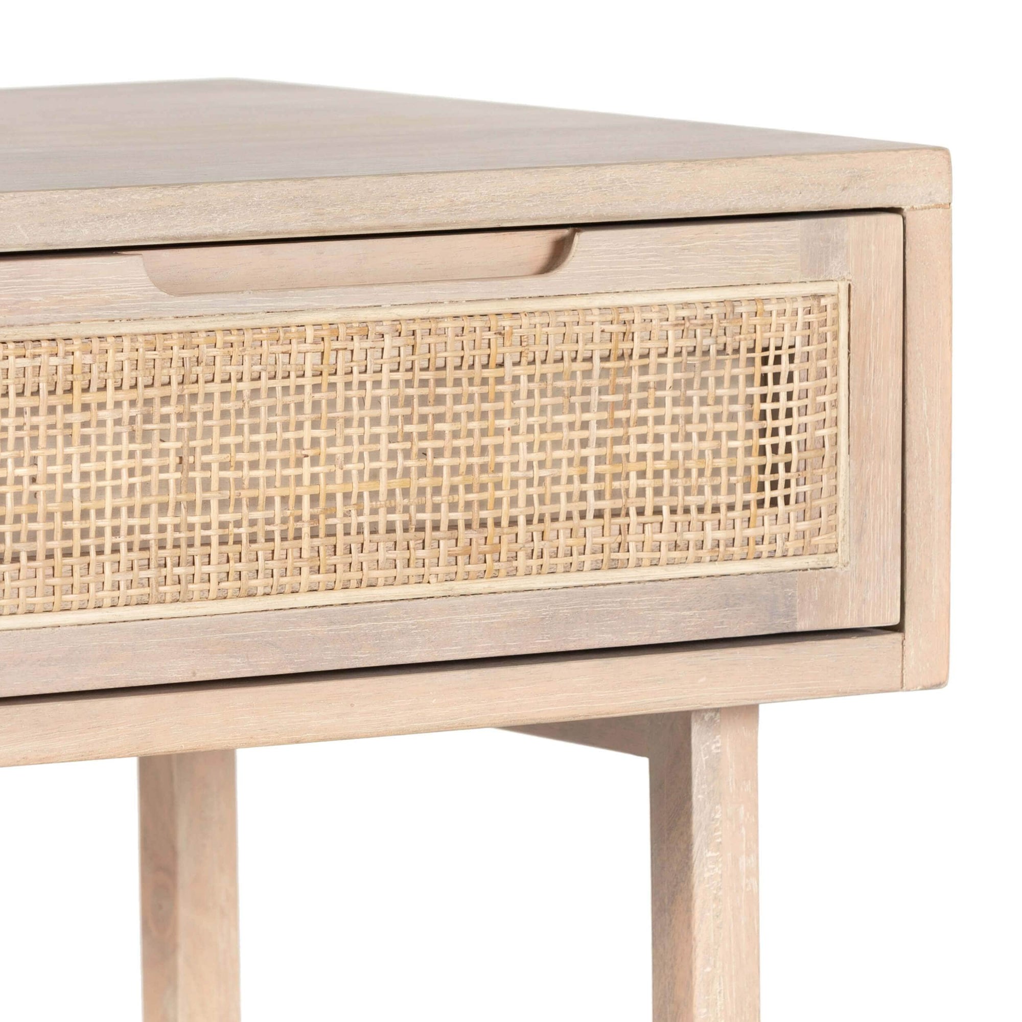 Clarita End Table, White Wash High Fashion Home