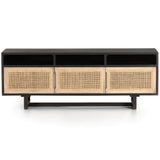 Clarita Media Console, Black-Furniture - Accent Tables-High Fashion Home