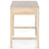 Clarita Modular Desk, White Wash-Furniture - Office-High Fashion Home