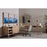 Clarita Modular Filing Credenza, White Wash-Furniture - Office-High Fashion Home