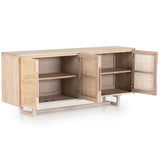 Clarita Sideboard, White Wash-Furniture - Storage-High Fashion Home