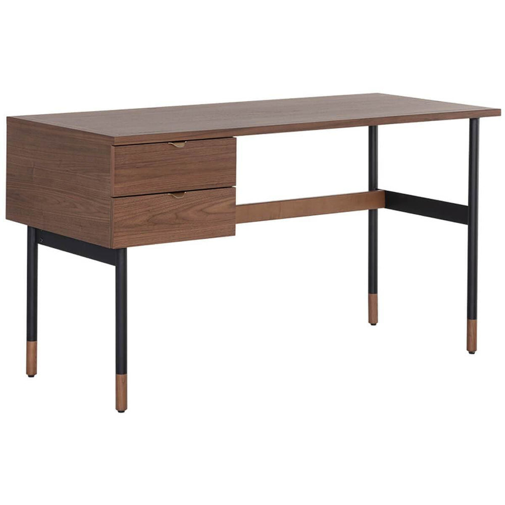 Clark Desk,Walnut-Furniture - Office-High Fashion Home