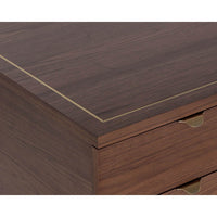 Clark Desk,Walnut-Furniture - Office-High Fashion Home