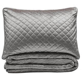 Cloud 9 Noah Velvet Diamond Bedding Set, Beige - Accessories - High Fashion Home