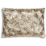 Cloud 9 Sivo Lumbar Pillow, Gold - Accessories - High Fashion Home