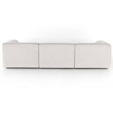 Collins 3 Piece Sectional w/Ottoman, Gibson Wheat-Furniture - Sofas-High Fashion Home