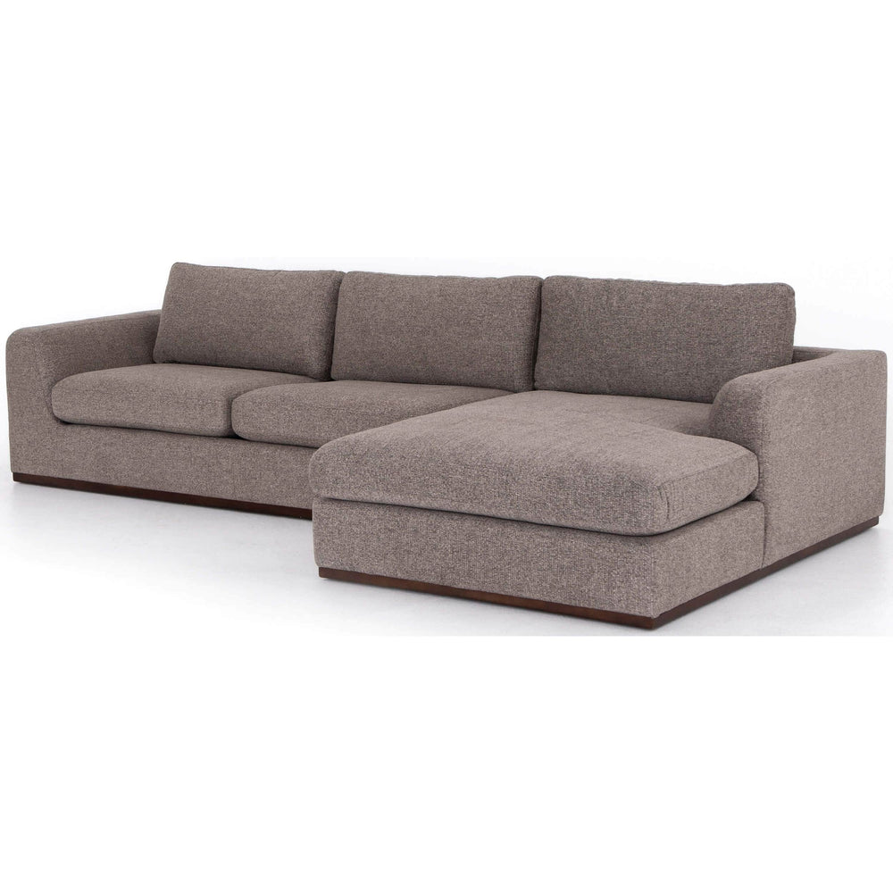 Colt RAF Sectional, Gaston Pewter - Modern Furniture - Sectionals - High Fashion Home