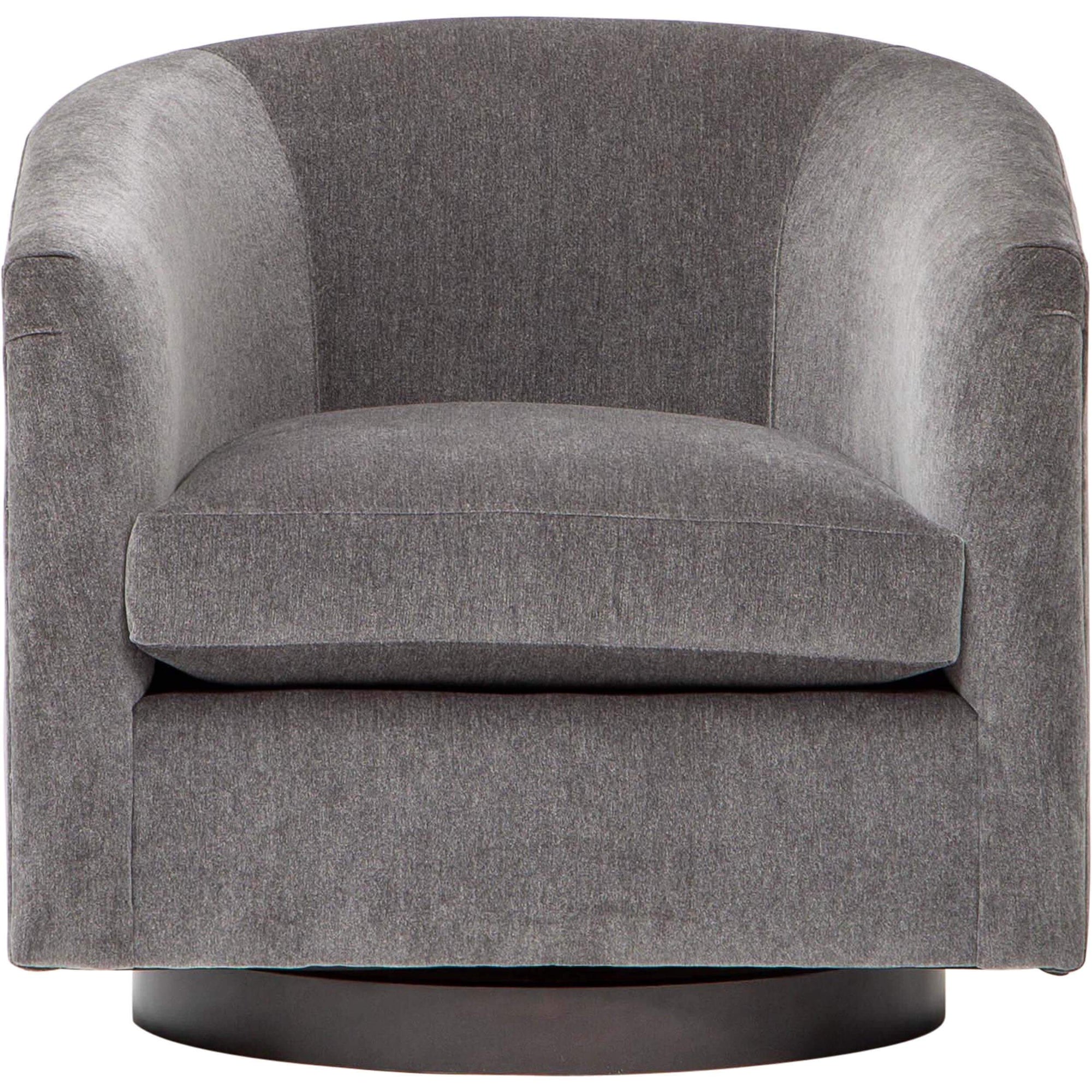 Coltrane Swivel Chair Viceroy Fog High Fashion Home