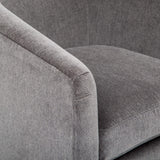 Coltrane Swivel Chair, Viceroy Fog - Modern Furniture - Accent Chairs - High Fashion Home