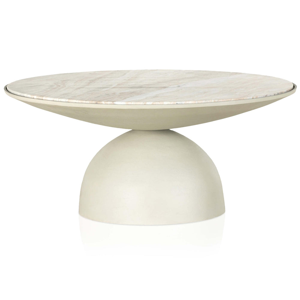 Corbett Coffee Table, Matte White by Four Hands