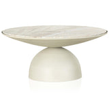 Corbett Coffee Table, Matte White by Four Hands