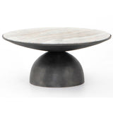 Corbett Coffee Table, Hammered Grey