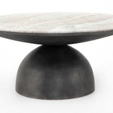 Corbett Coffee Table, Hammered Grey