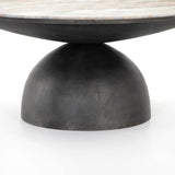 Corbett Coffee Table, Hammered Grey
