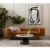Corbett Coffee Table, Hammered Grey
