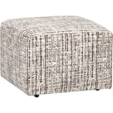 Corbin Ottoman, Tourist Graphite - Furniture - Chairs - High Fashion Home