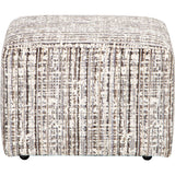 Corbin Ottoman, Tourist Graphite - Furniture - Chairs - High Fashion Home