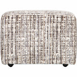 Corbin Ottoman, Tourist Graphite - Furniture - Chairs - High Fashion Home