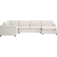 Corey Sectional, Nomad Snow-High Fashion Home