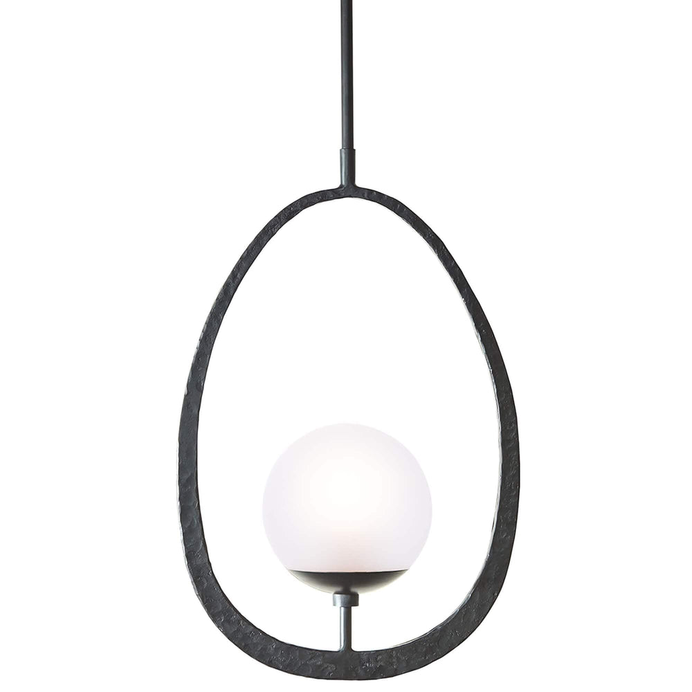Corfu Pendant, Frosted Glass-Accessories-High Fashion Home