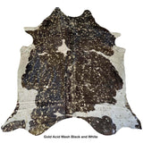 Gold Acid Wash Black and White