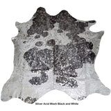 Silver Acid Wash Black and White