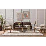 Cronos End Table, White-Furniture - Accent Tables-High Fashion Home