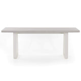 Cyrus Rectangular Dining Table, Natural Sand-Furniture - Dining-High Fashion Home