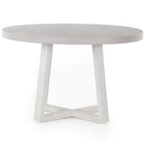 Cyrus Round Dining Table, Natural Sand-Furniture - Dining-High Fashion Home