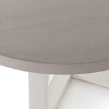 Cyrus Round Dining Table, Natural Sand-Furniture - Dining-High Fashion Home