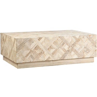 Formosa Coffee Table, Light Warm Wash-Furniture - Accent Tables-High Fashion Home