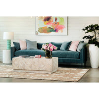 Formosa Coffee Table, Light Warm Wash-Furniture - Accent Tables-High Fashion Home