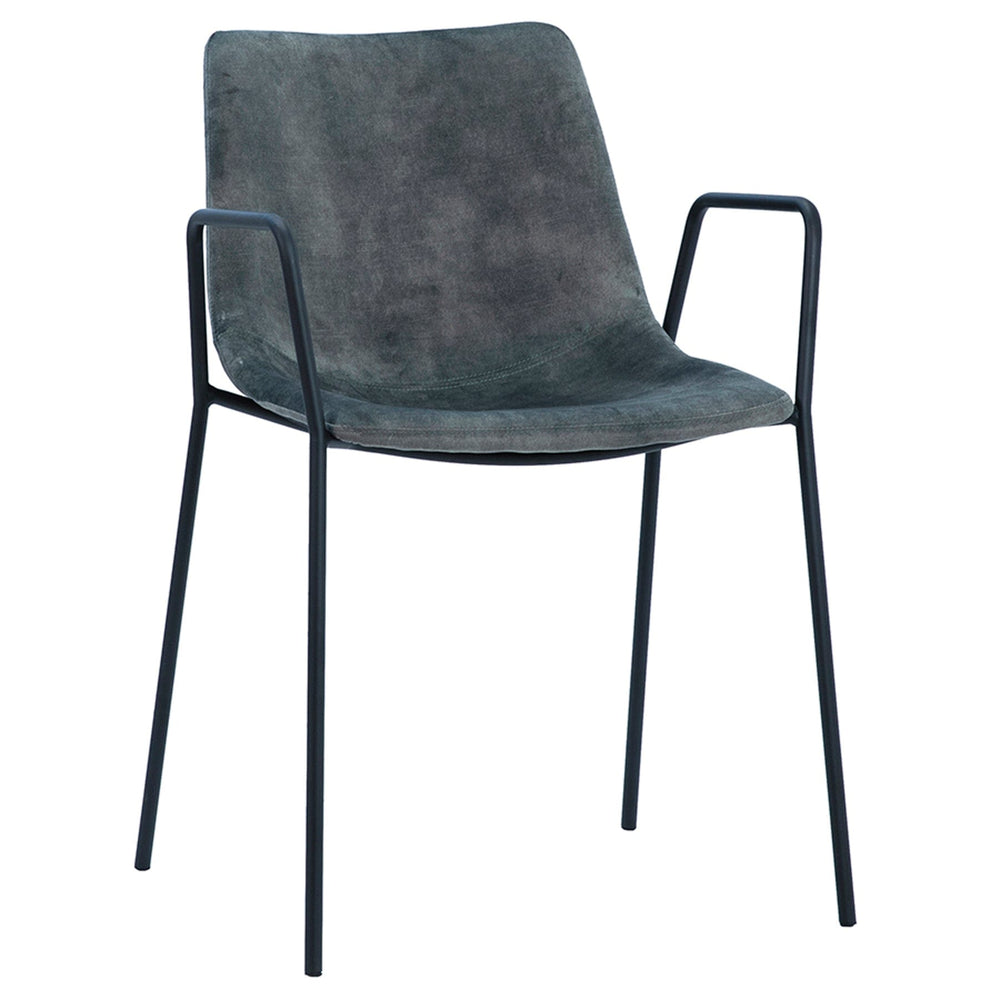 Mullin Dining Chair, Forest Green-Furniture - Dining-High Fashion Home