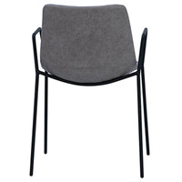 Mullin Dining Chair, Light Grey-Furniture - Dining-High Fashion Home