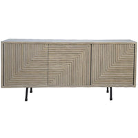 Gomez Sideboard, Light Warm Wash-Furniture - Storage-High Fashion Home