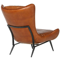 Marley Leather Occasional Chair-Furniture - Chairs-High Fashion Home