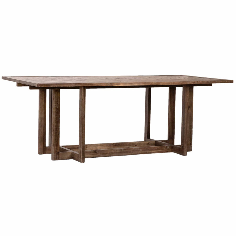 Harbrook Dining Table, Antique Medium Brown-Furniture - Dining-High Fashion Home