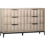 Aldwell Dresser, Light Grey Wash-Furniture - Storage-High Fashion Home