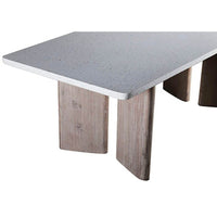 Harrell Dining Table, White Terazzo-Furniture - Dining-High Fashion Home