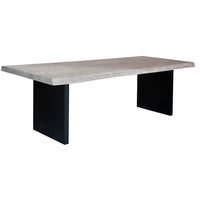 Mansel Dining Table, Light Grey Wash-Furniture - Dining-High Fashion Home