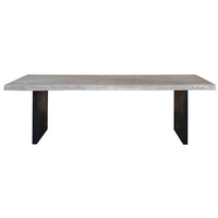 Mansel Dining Table, Light Grey Wash-Furniture - Dining-High Fashion Home