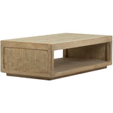 Viera Coffee Table, Light Warm Wash-Furniture - Accent Tables-High Fashion Home