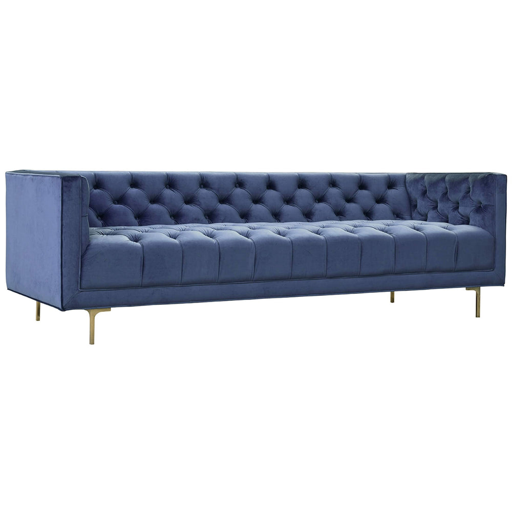Walters Sofa, Dark Blue-Furniture - Sofas-High Fashion Home
