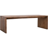 Merwin Dining Table, Medium Brown-Furniture - Dining-High Fashion Home