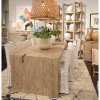 Merwin Dining Table, Light Warm-Furniture - Dining-High Fashion Home