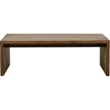 Merwin Coffee Table, Medium Brown-Furniture - Accent Tables-High Fashion Home