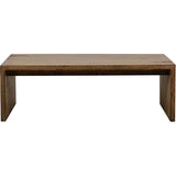 Merwin Coffee Table, Medium Brown-Furniture - Accent Tables-High Fashion Home